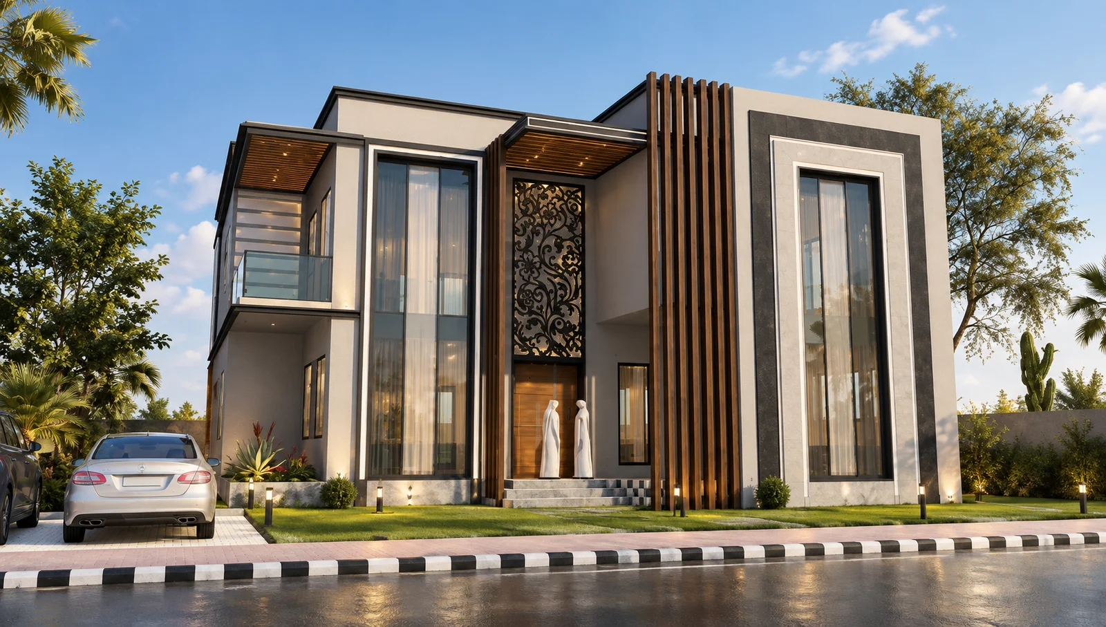 Contemporary Villa Facade