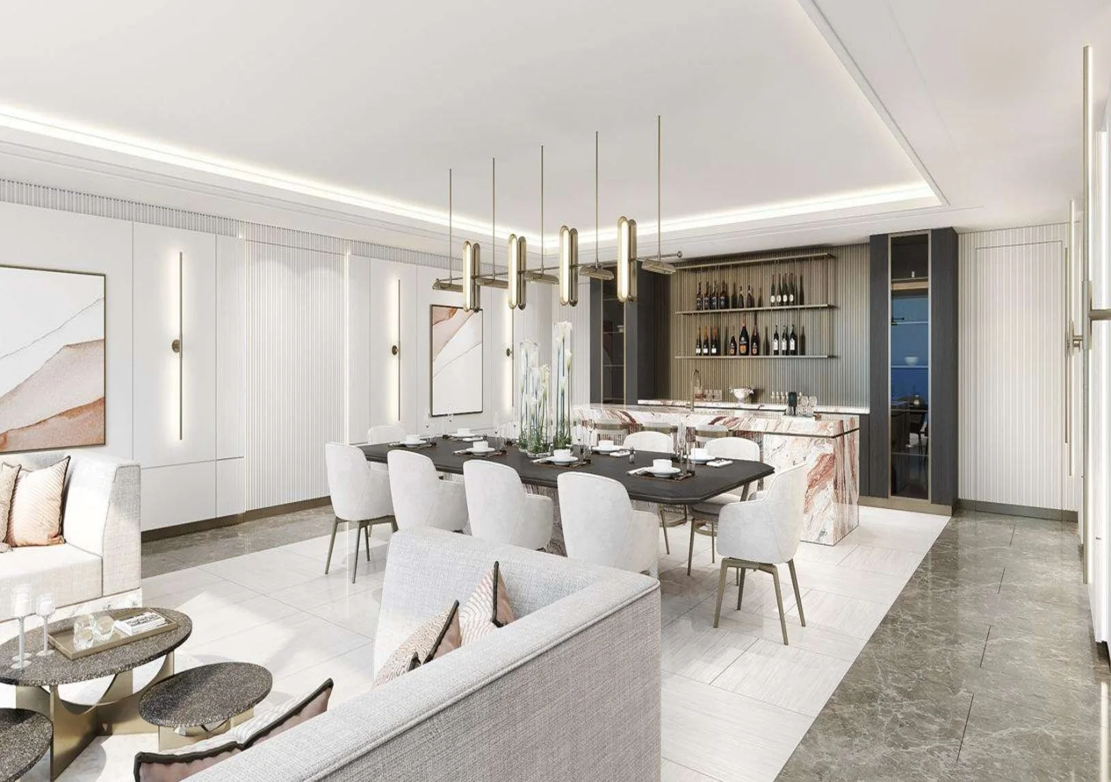 Contemporary Living & Dining